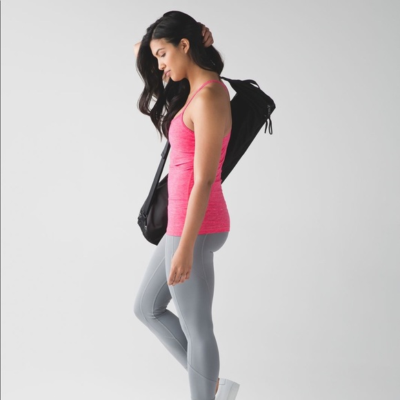 Lululemon Power Y Tank heathered pink size 6 - Picture 5 of 10